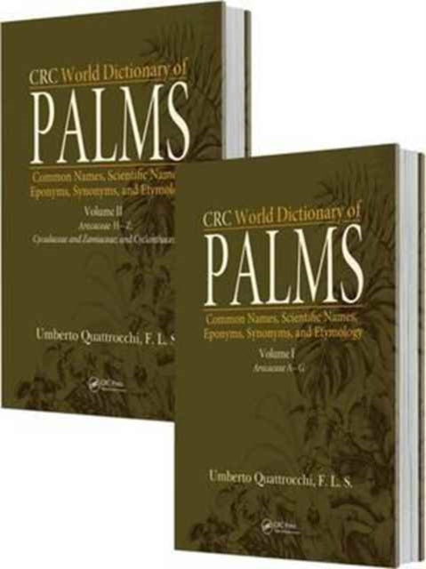 Book cover of: CRC World Dictionary of Palms. By: Umberto Quattrocchi