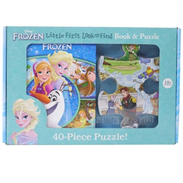 Book cover of: Frozen Little My First Look & Find Shaped Puzzle. By: PI Kids