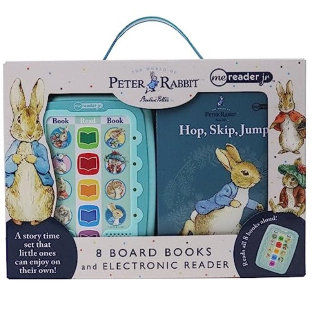 Book cover of: World of Peter Rabbit: Me Reader Jr 8 Board Books and Electronic Reader Sound Book Set. By: KIDS, PI