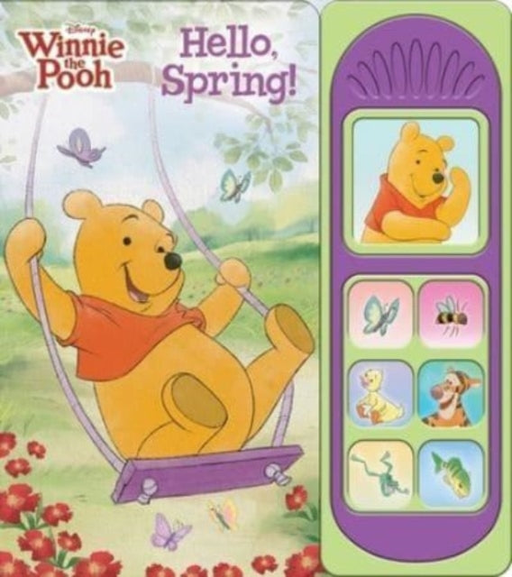 Book cover of: Disney Winnie The Pooh Hello Spring Little Sound Book. By: PI Kids
