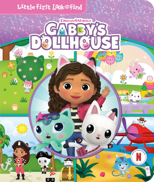 Book cover of: DreamWorks Gabby's Dollhouse: Little First Look and Find. By: PI Kids