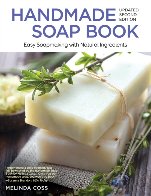 Book cover of: Handmade Soap Book, Updated 2nd Edition. By: Melinda Coss