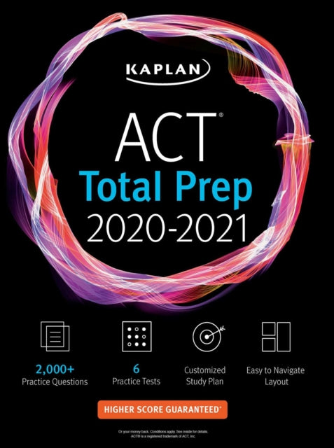 Book cover of: ACT Total Prep 2020-2021. By: Kaplan Test Prep