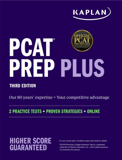 Book cover of: PCAT Prep Plus. By: Kaplan Test Prep