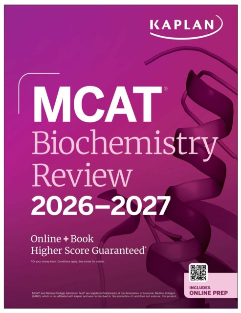 Book cover of: MCAT Biochemistry Review 2026-2027