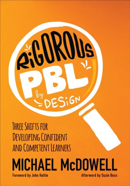 Book cover of: Rigorous PBL by Design. By: Michael McDowell