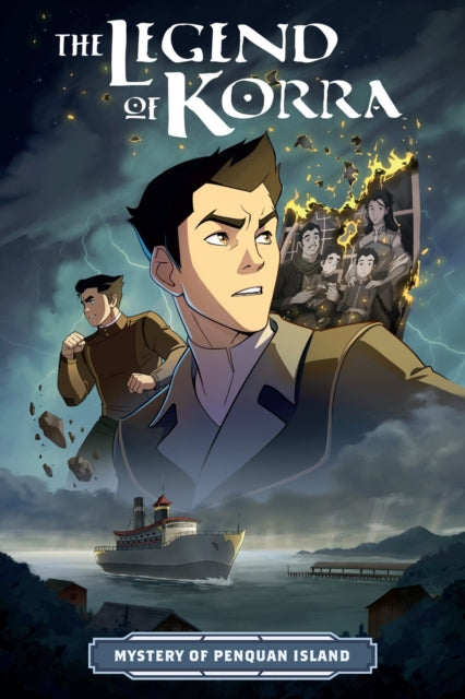 Book cover of: Legend of Korra: The Mystery of Penquan Island. By: Kiku Hughes