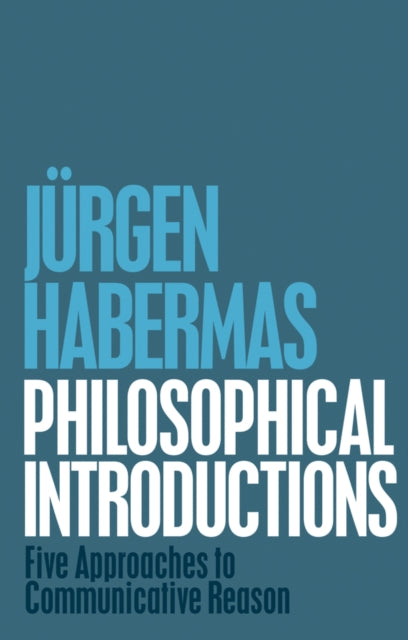Book cover of: Philosophical Introductions. By: Jürgen Habermas