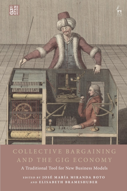 Book cover of: Collective Bargaining and the Gig Economy. By: José María Miranda Boto