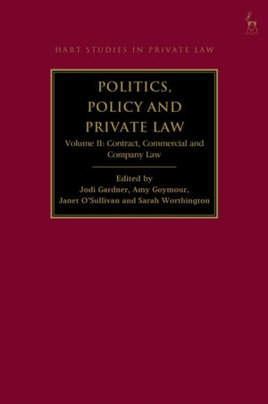 Politics, Policy and Private Law
