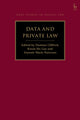 Book cover of: Data and Private Law. By: Damian Clifford