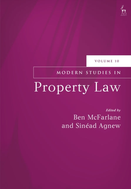 Book cover of: Modern Studies in Property Law, Volume 10. By: Ben McFarlane