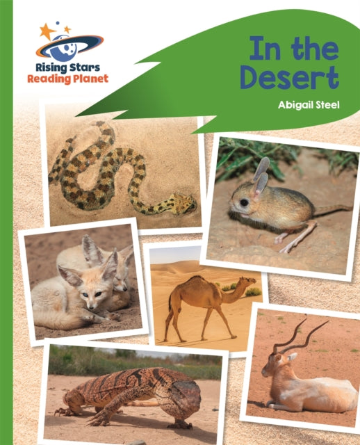 Book cover of: Reading Planet - In the Desert - Green: Rocket Phonics. By: Isabel Thomas