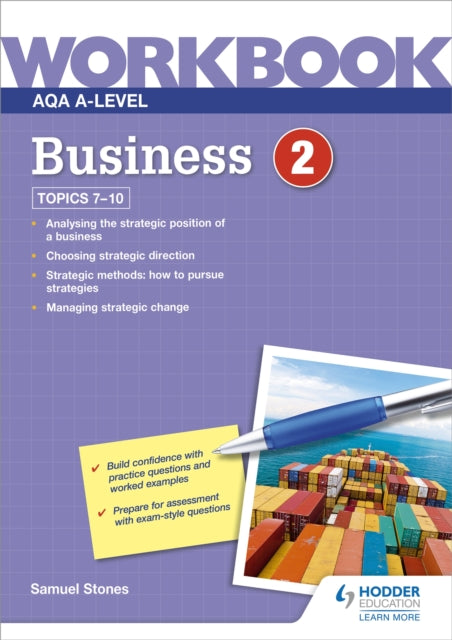 Book cover of: AQA A-Level Business Workbook 2. By: Helen Coupland) Smith