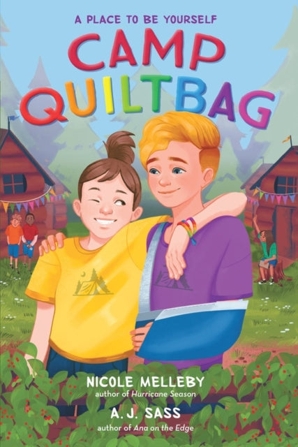 Book cover of: Camp QUILTBAG. By: Nicole Melleby