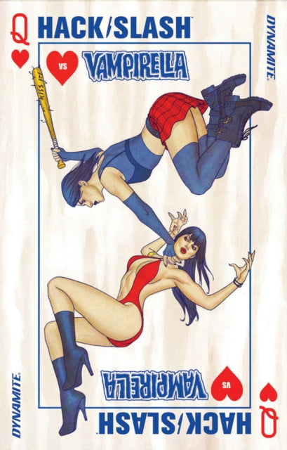 Book cover of: Hack/Slash vs. Vampirella. By: Shawn Aldridge