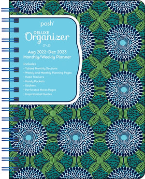 Posh: Deluxe Organizer 17-Month 2022-2023 Monthly/Weekly Hardcover Planner Calendar