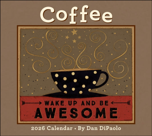 Book cover of: Coffee 2026 Deluxe Wall Calendar