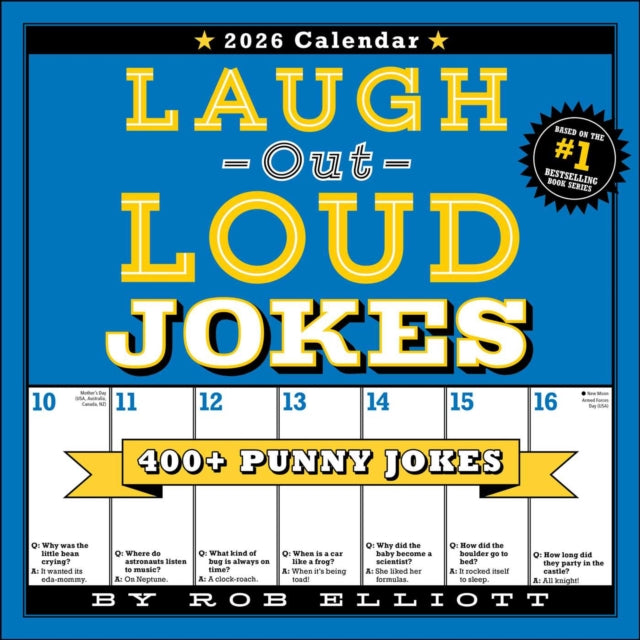 Book cover of: Laugh-Out-Loud Jokes 2026 Wall Calendar