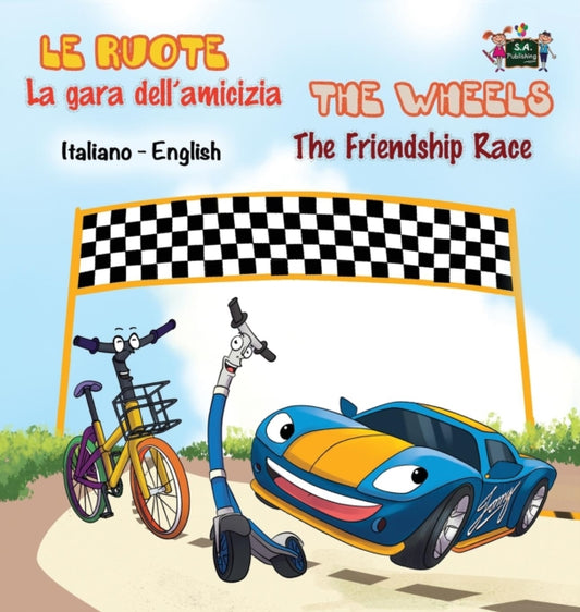 Book cover of: gara dell'amicizia - The Friendship Race. By: KidKiddos Books