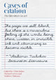 Book cover of: Cases of Citation. By: Chloe Julius