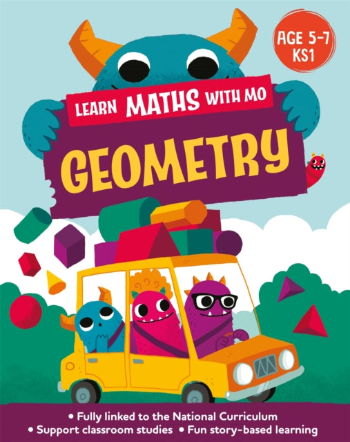 Book cover of: Learn Maths with Mo: Geometry. By: Hilary Koll