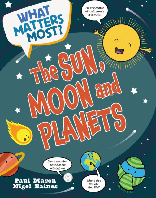 Book cover of: What Matters Most?: The Sun, Moon and Planets. By: Paul Mason