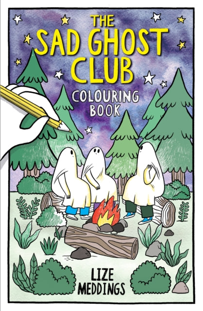 Book cover of: Sad Ghost Club Colouring Book