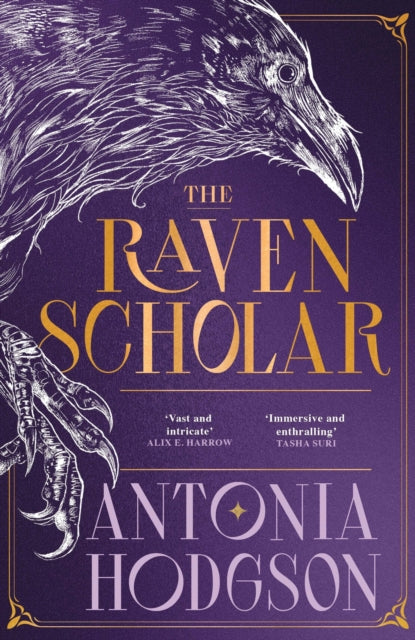 Raven Scholar, the masterfully woven and breathtaking epic adult fantasy of cutthroat competition and imperial deceit