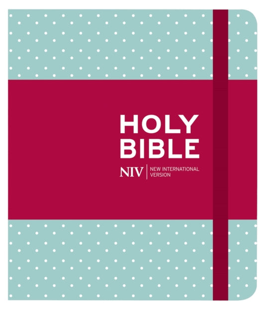 Book cover of: NIV Journalling Mint Polka Dot Cloth Bible. By: New International Version