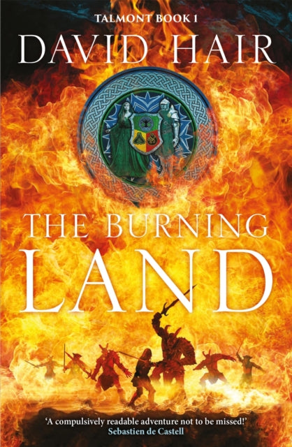 Book cover of: Burning Land. By: David Hair