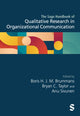 Book cover of: Sage Handbook of Qualitative Research in Organizational Communication. By: Boris H. J. M. Brummans