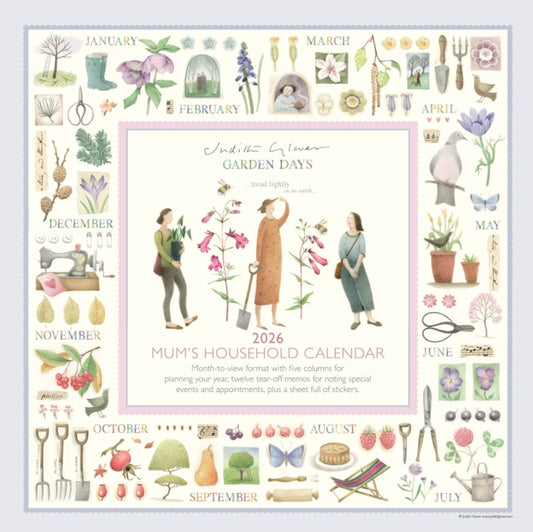 Book cover of: Garden Days Planner Wall Calendar 2026
