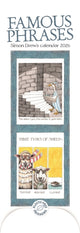 Book cover of: Simon Drews Famous Phrases Slim Calendar