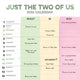 Book cover of: Just The Two Of Us Planner Wall Calendar
