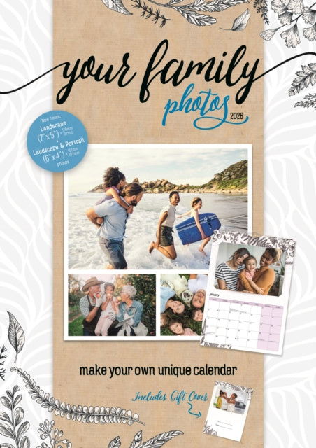 Book cover of: Your Family Photos A4 Calendar 2026