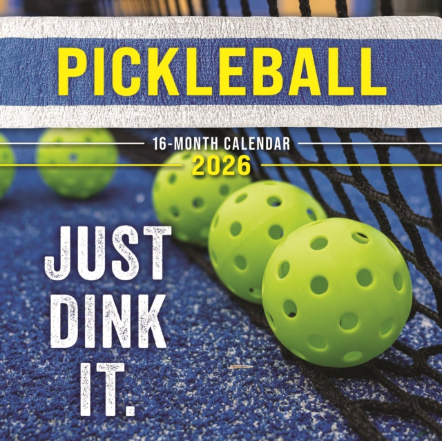Book cover of: Pickleball Square Wall Sunday Start Cale