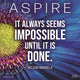 Book cover of: Aspire Square Wall Sunday Start Calendar