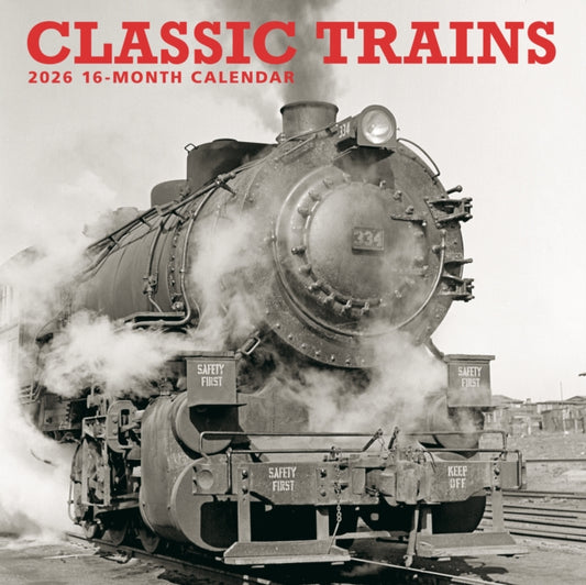 Book cover of: Trains Square Wall Sunday Start Calendar