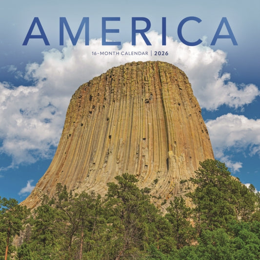 Book cover of: America Square Wall Sunday Start Calenda