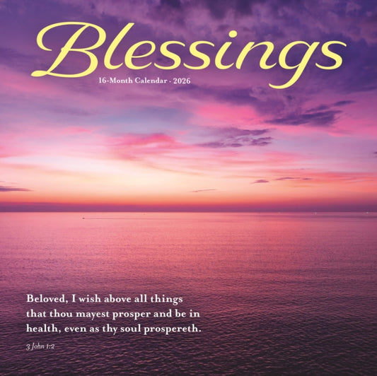 Book cover of: Blessings Square Wall Sunday Start Calen
