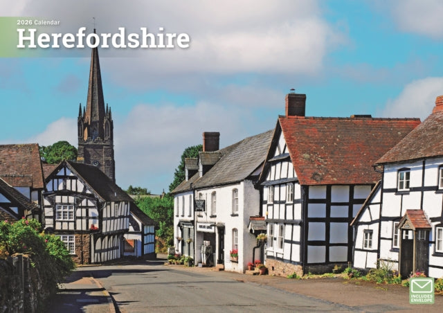 Book cover of: Herefordshire A4 Calendar 2026