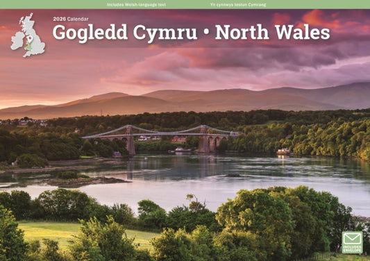 Book cover of: North Wales A4 Calendar 2026