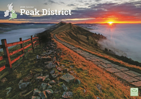 Book cover of: Peak District A4 Calendar 2026
