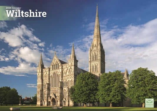 Book cover of: Wiltshire A4 Calendar 2026