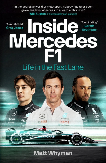 Book cover of: Inside Mercedes F1. By: Mercedes