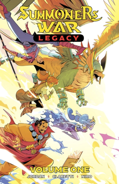 Book cover of: Summoners War, Volume 1: Legacy. By: Justin Jordan