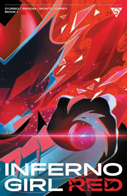 Book cover of: Inferno Girl Red, Volume 1: A Massive-Verse Book. By: Mat Groom