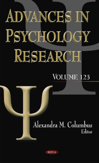 Book cover of: Advances in Psychology Research. By: Alexandra M. Columbus