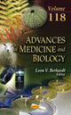 Book cover of: Advances in Medicine & Biology. By: Leon V. Berhardt